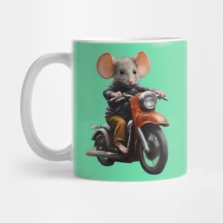 Mouse on Motorcycle Mug